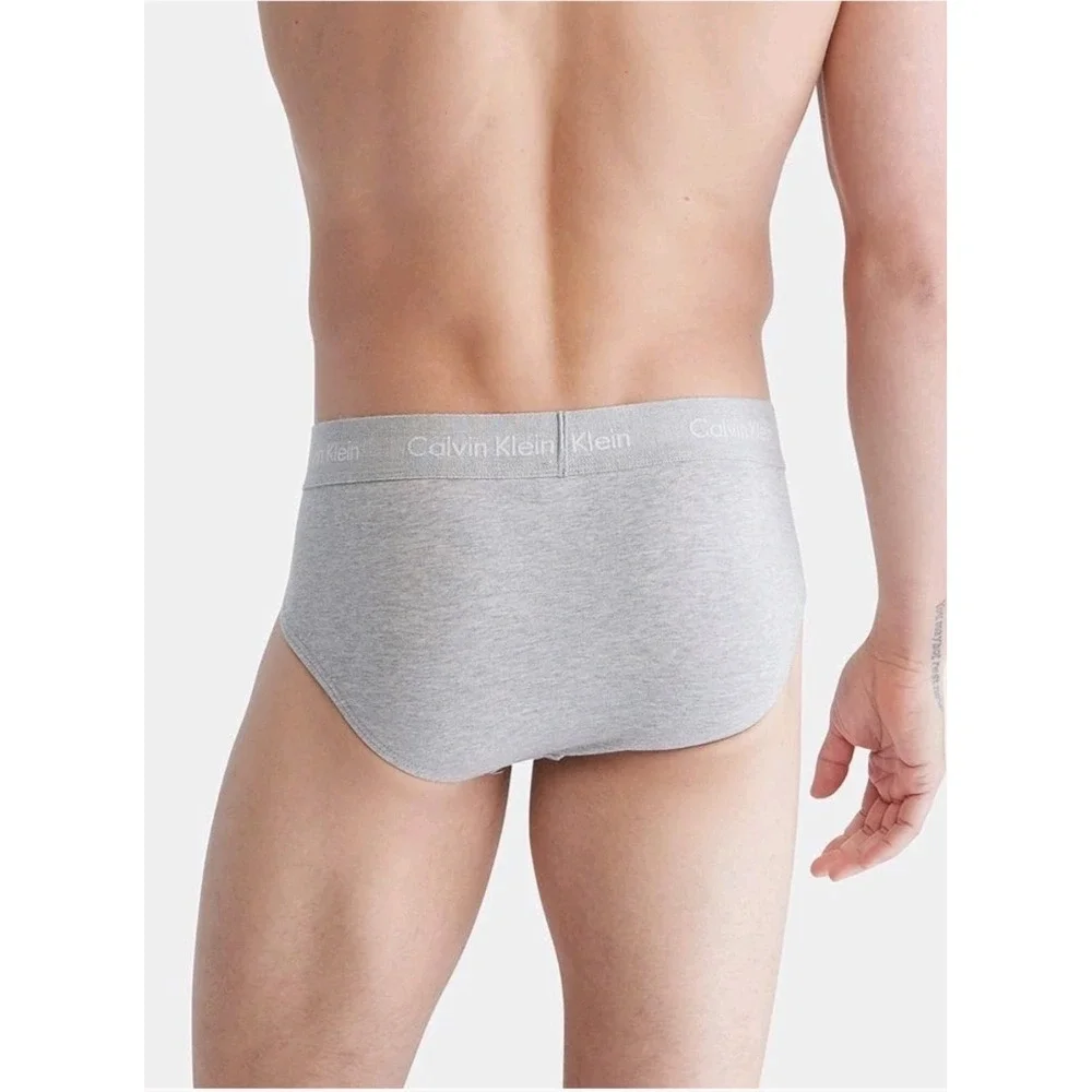 Calvin Klein 3 Pack Classic Cotton Stretch Hip Briefs Men's Size‎ XXL 44-46